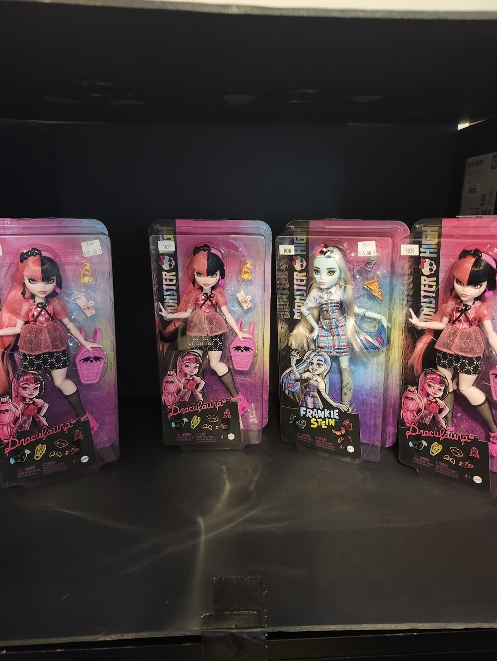 4 Monster High Doll - Assorted Styles in Pink and Blue